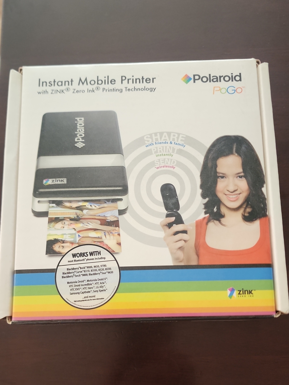 NIB Polaroid Pogo Instant Mobile Printer